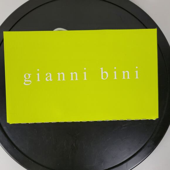 Gianni Bini Oziee Women Sandals Size 11 Green Clear Vinyl Sculptural Heel NEW - Picture 12 of 13